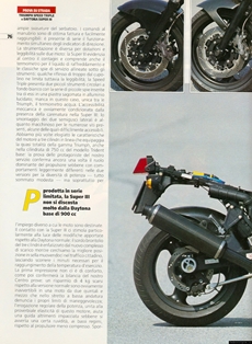 1994 Triumph Speed Triple e Daytona Super III - Motociclismo Luglio 1994