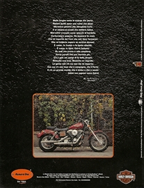 1994 pubblicit Harley-Davidson Carlo Talamo