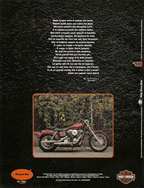 1994 pubblicit Harley-Davidson Carlo Talamo