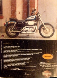 19954 pubblicità Harley-Davidson Carlo Talamo