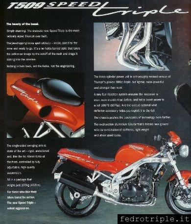 1997 Triumph Speed Triple T509