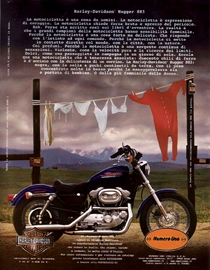 2000 pubblicità Harley Davidson Carlo Talamo Numero Uno