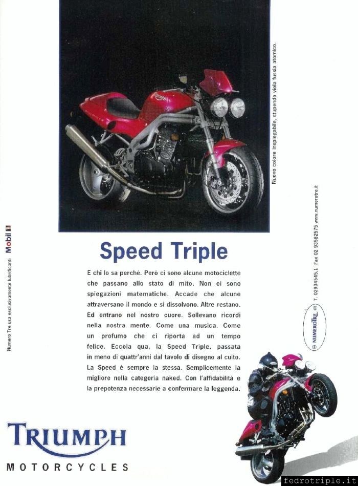2000 Triumph Speed Triple 955i