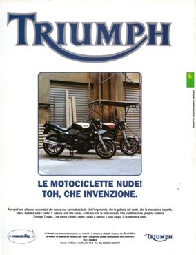 1993 Pubblicità Triumph Trident