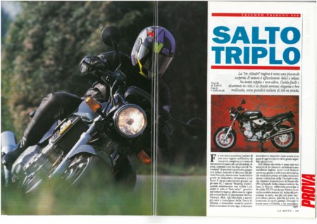 1991 Triumph Trident test LaMoto