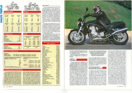 1991 Triumph Trident test LaMoto