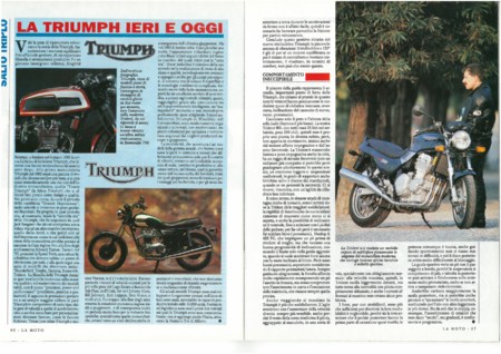 1991 Triumph Trident test LaMoto