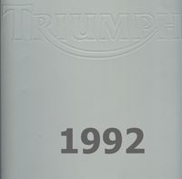 1992 Catalogo Triumph