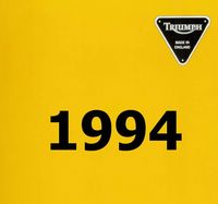 1994 Catalogo Triumph