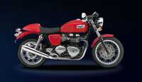 2008 Triumph Thruxton Cartella Stampa