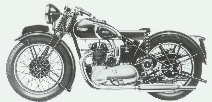 1939 - Prototipo Twin 350cc (telaio Speed Twin)