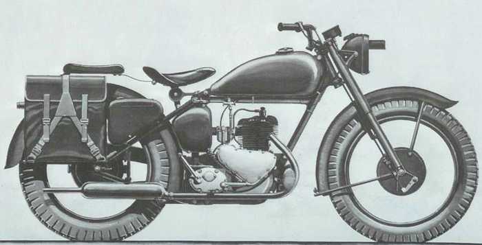 1943 Triumph 500 SV Ultralight