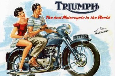 1951 Triumph Pubblicit