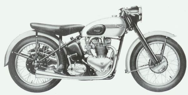 1951 Triumph T100 kit racing