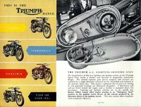 Catalogo Triumph 1952