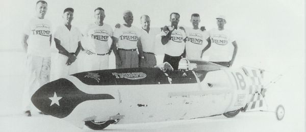 1955 Triumph speed record