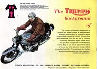 Catalogo Triumph 1956