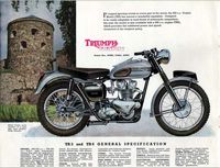 Catalogo Triumph 1956