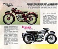 Catalogo Triumph 1956