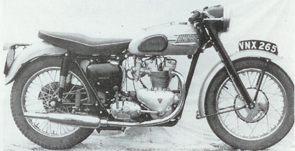 1957 Triumph Tiger T100 doppio carburatore