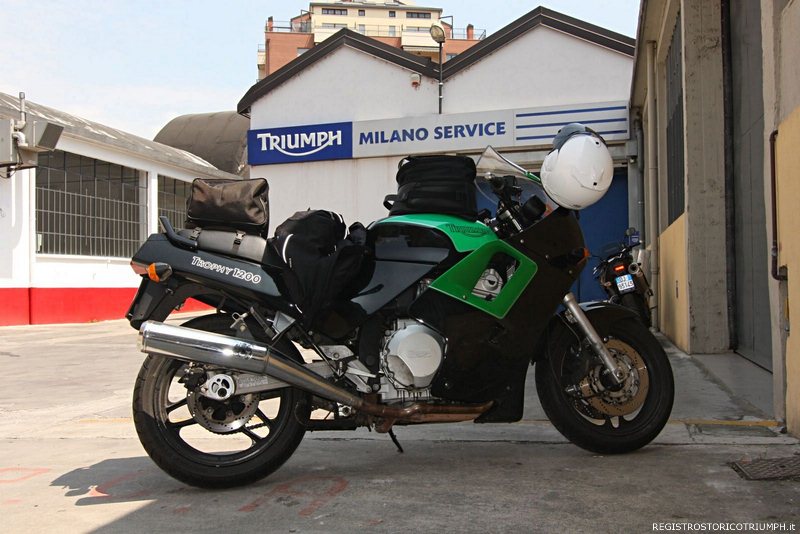 Triumph Trophy 1200 Talamo: la prima Triumph di Hinckley in Italia