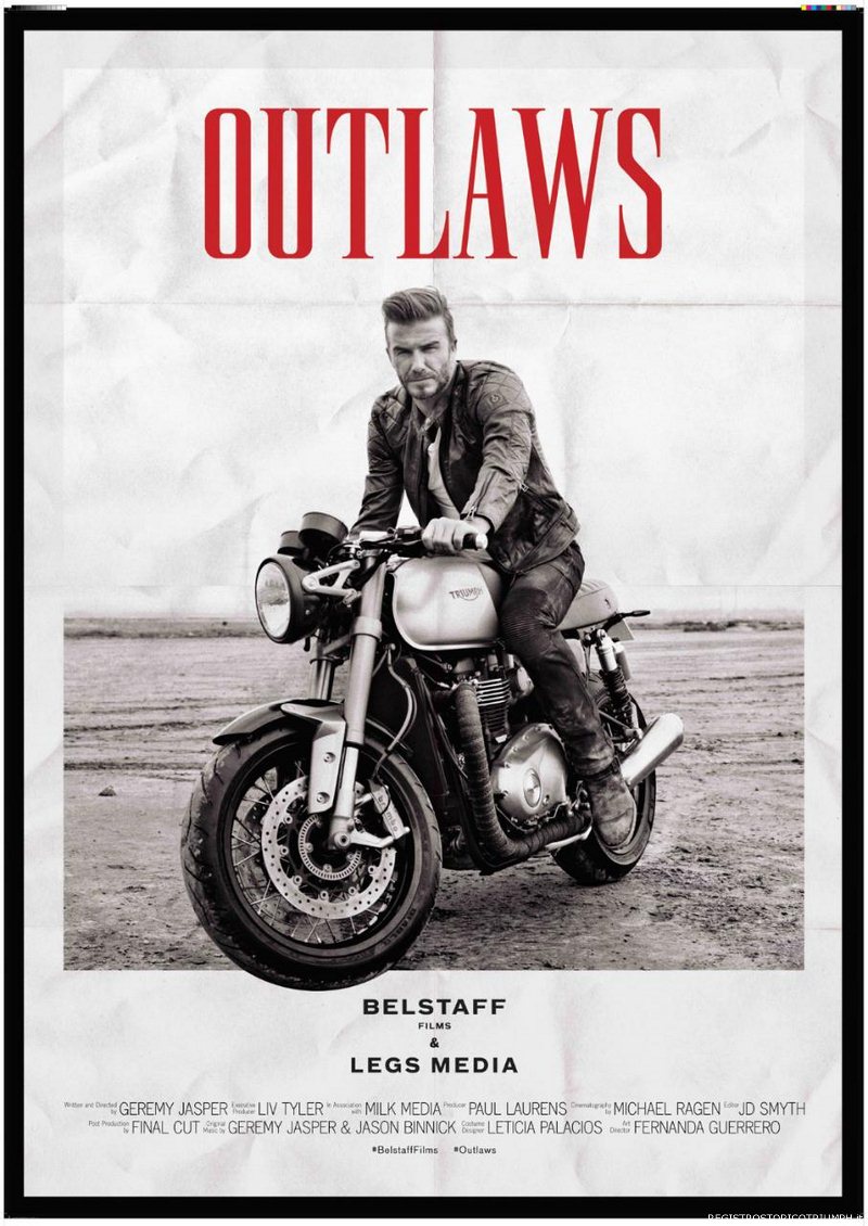 2015 Triumph Thruxton R MY2016 Outlaws David Beckham